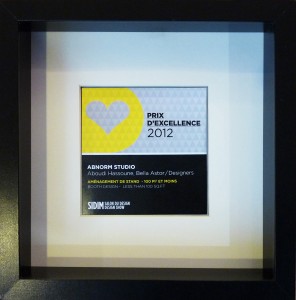 3-Prix d'Excellence Stand ABNORMstudio